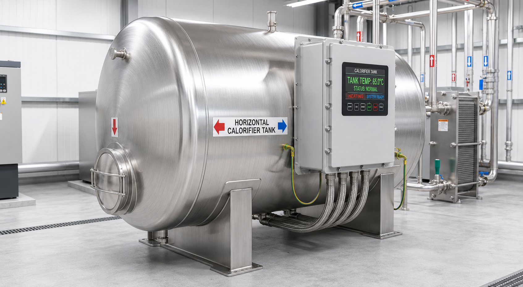 Calorifier Tank with Control Panel - Image 2
